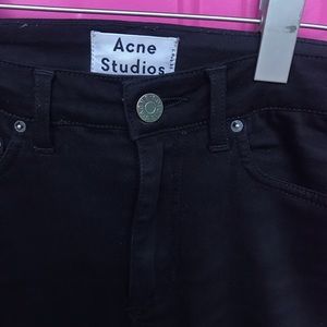 Acne Studios Skin 5 Black Skinny Jeans 26x32